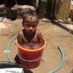 bucket bath